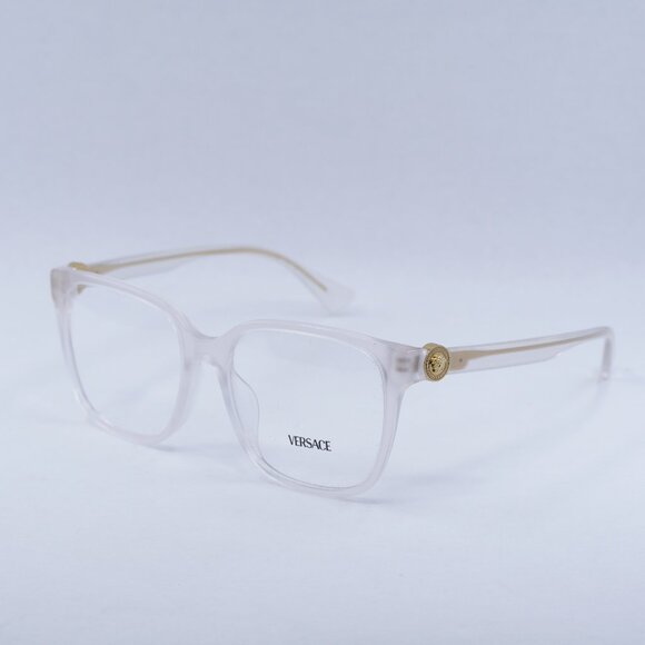 🕶️ New Versace VE3332D 5391 Eyeglasses - Opal Milk Frame 55mm - Picture 1 of 11